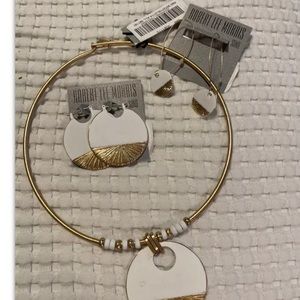 Robert Lee Morris 3 piece necklace earring set NWT